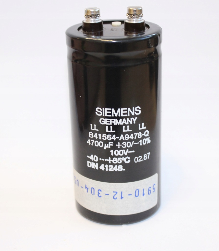 Kondensator elektrolityczny 4700 µF 100 V - 12619608875 - oficjalne ...