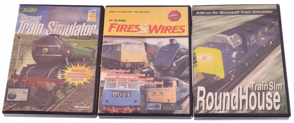 MICROSOFT TRAIN SIMULATOR + DWA DODATKI