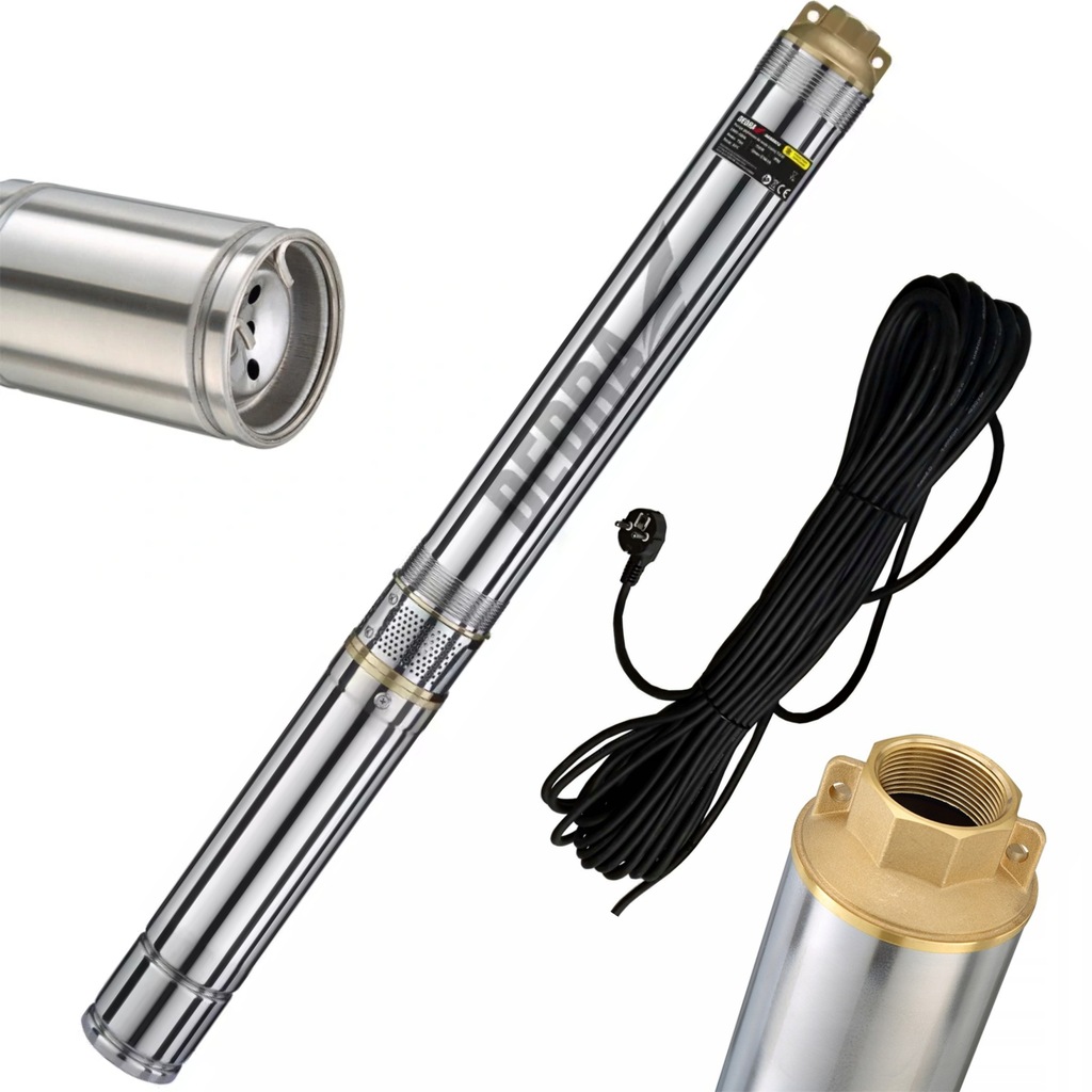 DED POMPA GŁĘBINOWA DO WODY CZYSTEJ 750W 3,5" 16 WIRNIKÓW
