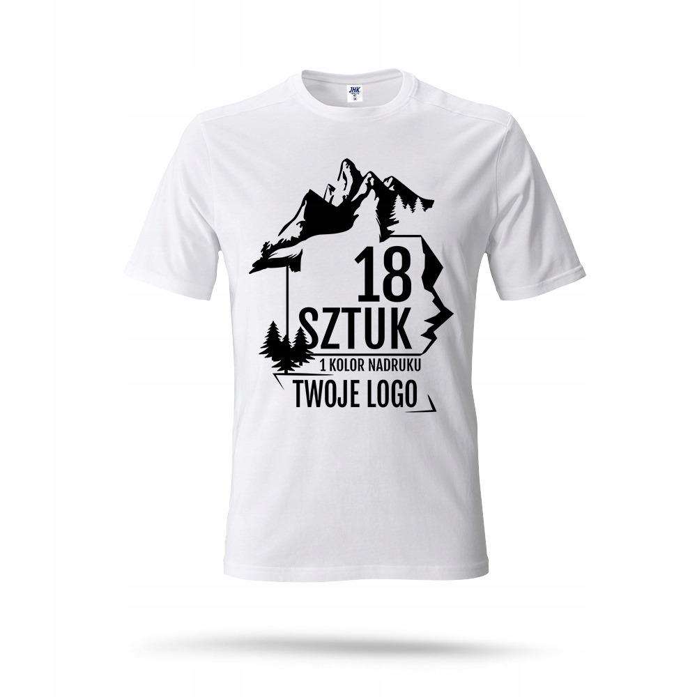 T-Shirt Koszulka 18 szt Twoja Grafika LOGO Nadruk