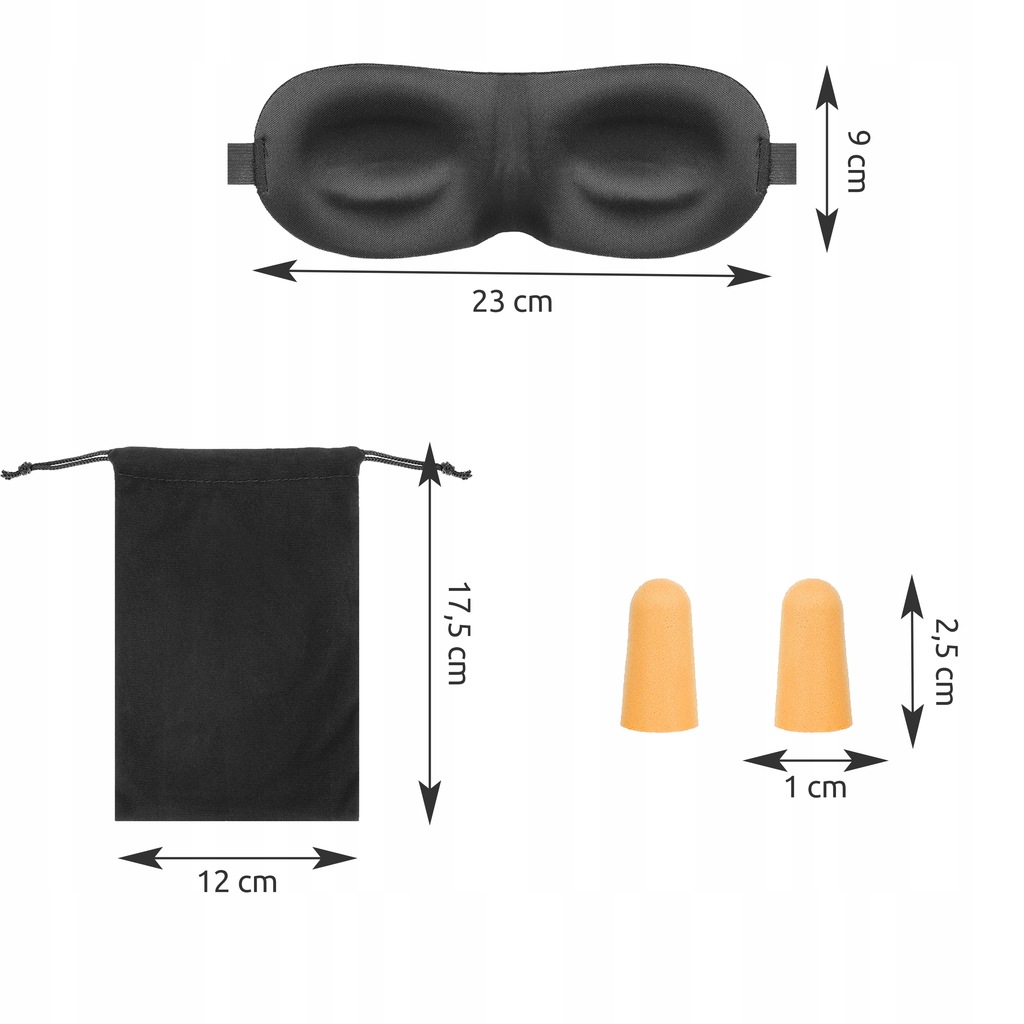 Купить 3D-маска для сна с повязкой на глаз + чехол для затычек для ушей: отзывы, фото, характеристики в интерне-магазине Aredi.ru