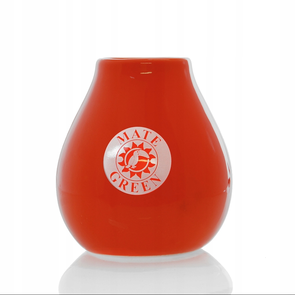 Matero Ceramico Luka Orange 350 ml z Logo Mate Gre