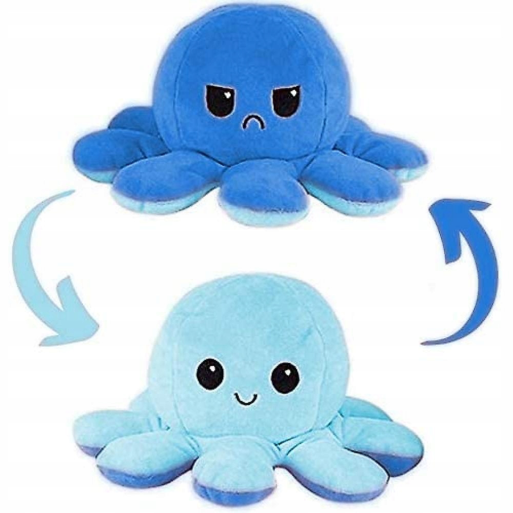 Plushie Octopus Reversible Cute Plush Emotion Mood 12654957764