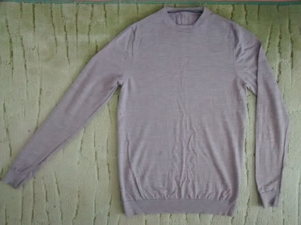 Sweter merino wełniany M&S S