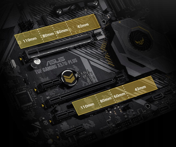 Купить Материнская плата Asus TUF Gaming X570-Plus AM4 ATX: отзывы ...