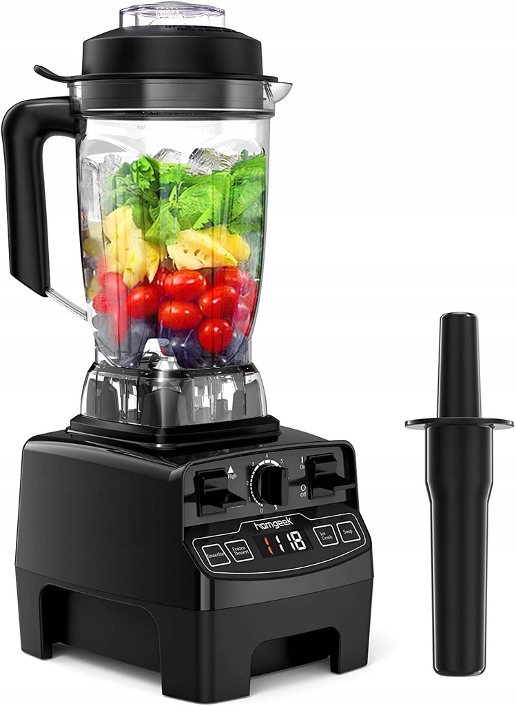 Blender wysokoobrotowy Homgeek 2000W, czarny