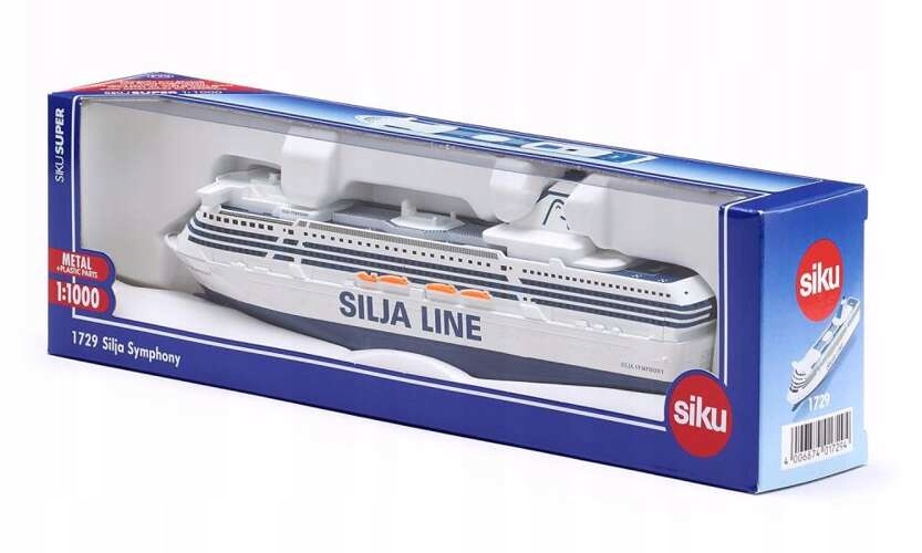SILJA SYMPHONY METALOWY STATEK WYCIECZKOWY 1:1000 SIKU