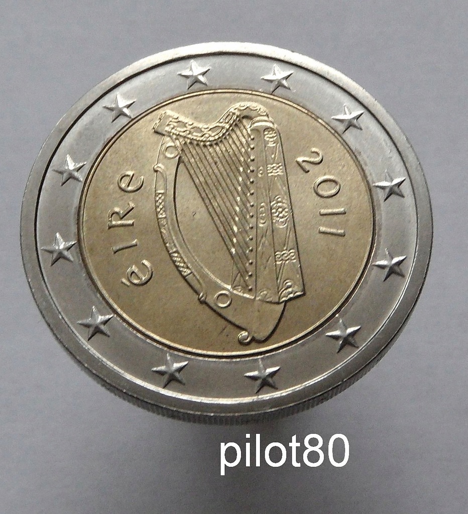 IRLANDIA 2011 2 EURO Z ROLKI BANKOWEJ !!!!!