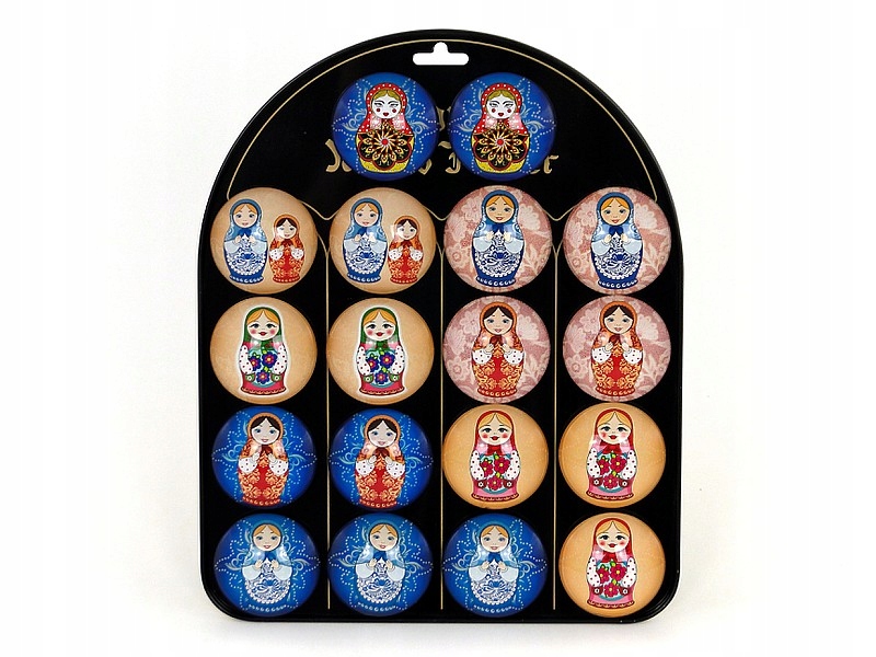 magnes matrioszka 5cm, 18szt/tablica