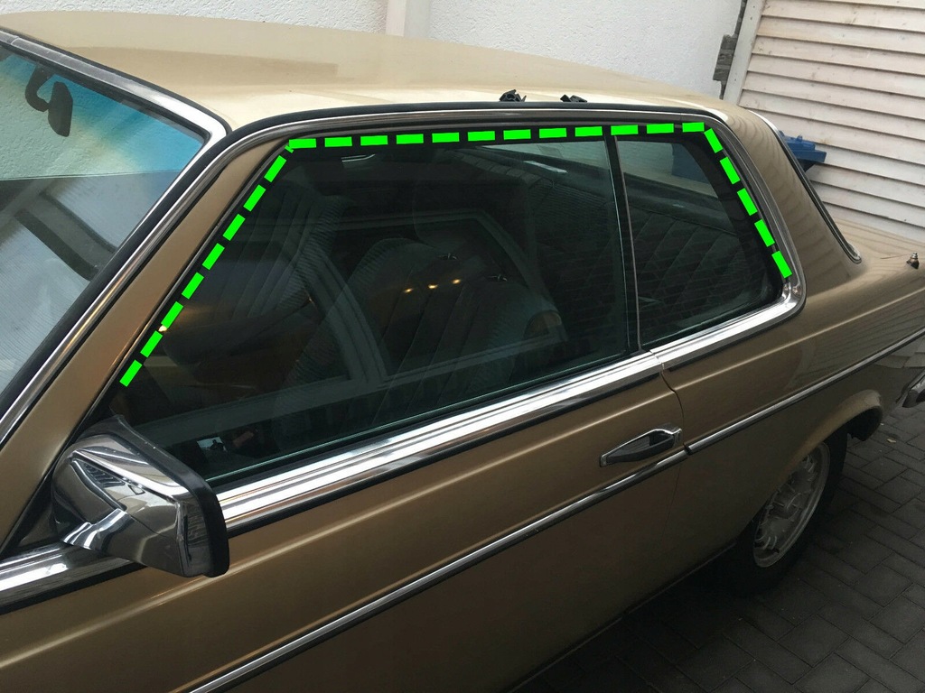 Nowe Uszczelki Szyb W123 Coupe 230ce 280ce Flok 8922568980 Oficjalne Archiwum Allegro