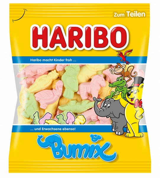 Haribo Bumix zwierzaki żelki pianki cukrowe 200g