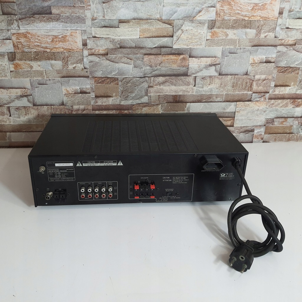 Amplituner Kenwood KR-A4020 2.0 czarny - 12757075058 - oficjalne ...