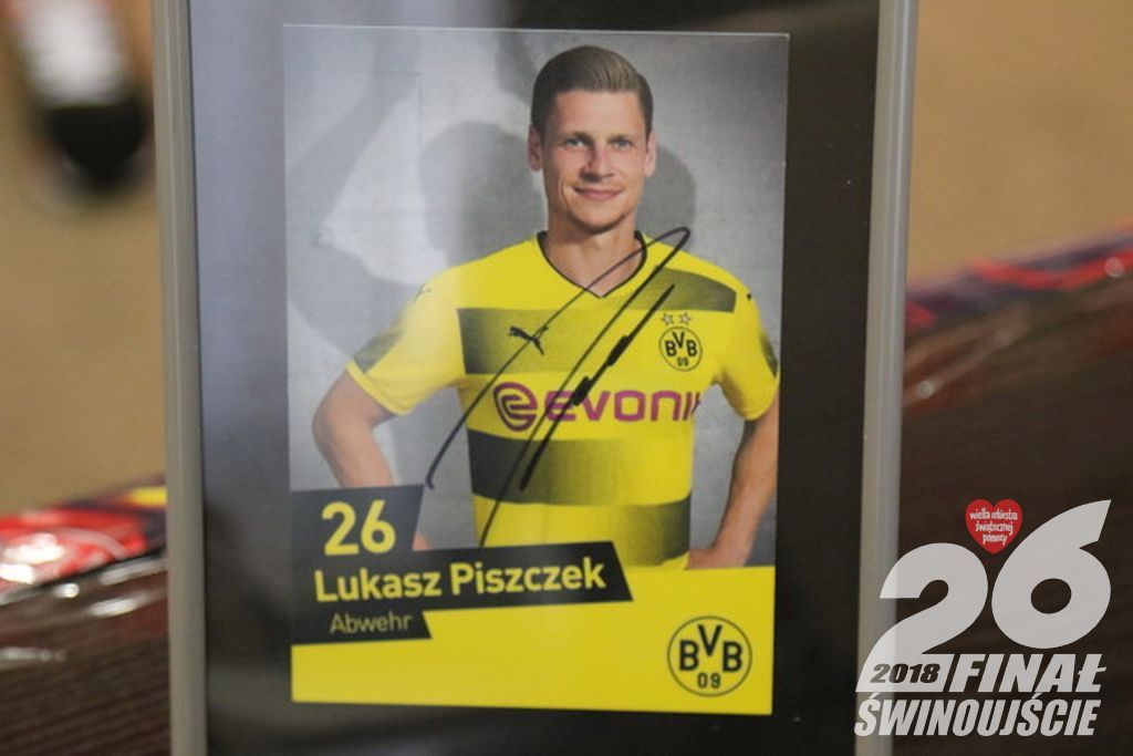 Zdjęcie Łukasz Piszczek z autografem