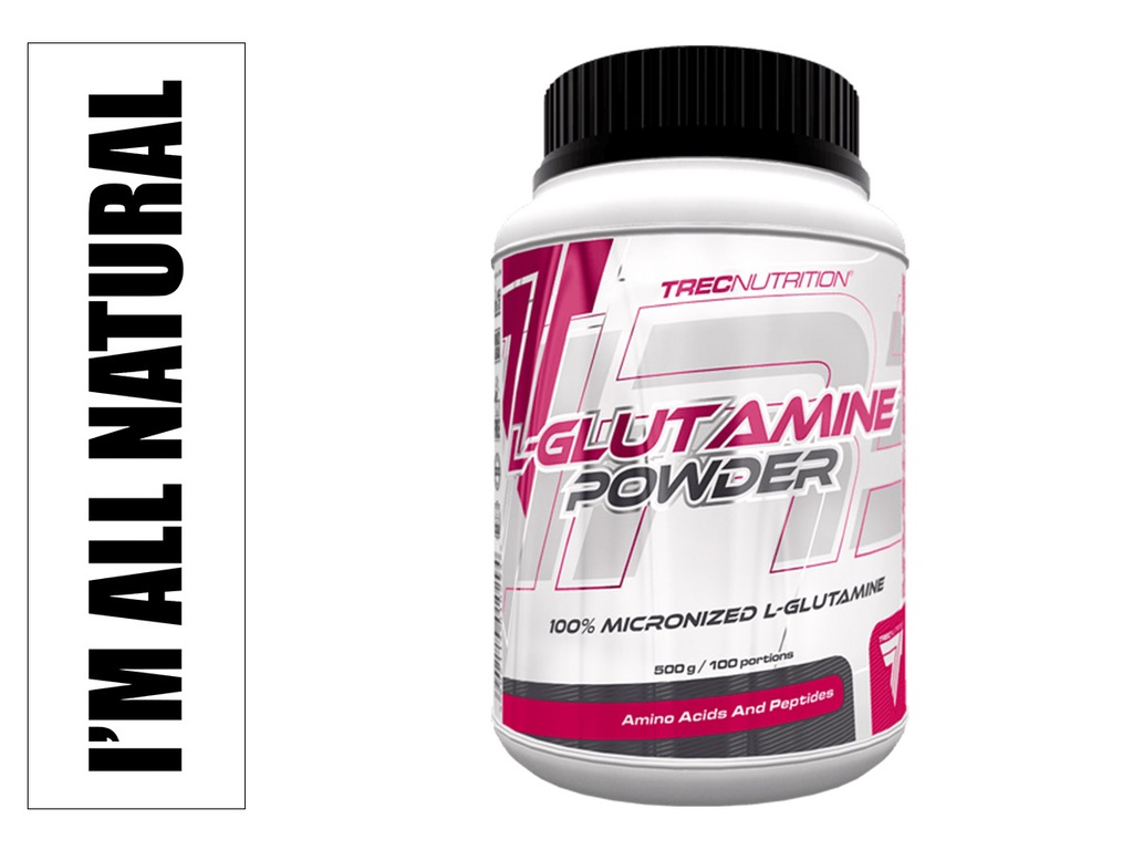 TREC GLUTAMINE POWDER 500g REGENERACJA AMINOKWASY