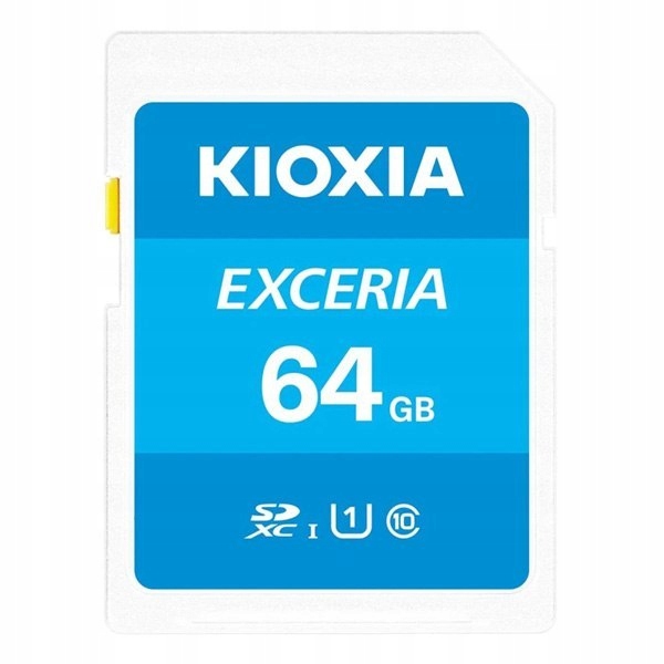 Kioxia Karta pamięci Exceria (N203), 64GB, SDXC, LNEX1L064GG4, UHS-I U1 (Cl
