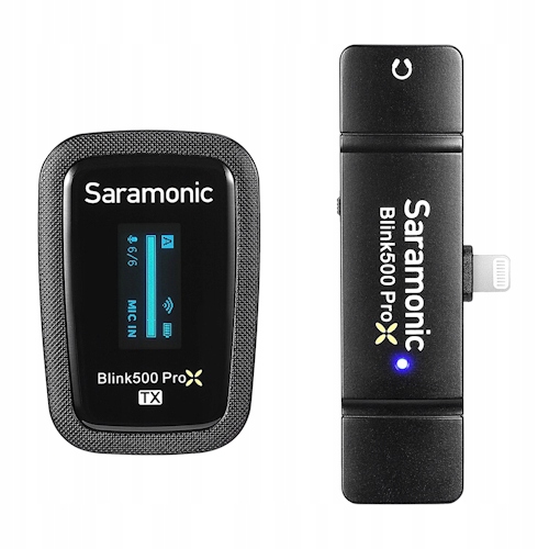 Saramonic Blink500 Pro Bezprzewodowy Mikrofon Lavalier Dual Channel dla iOS