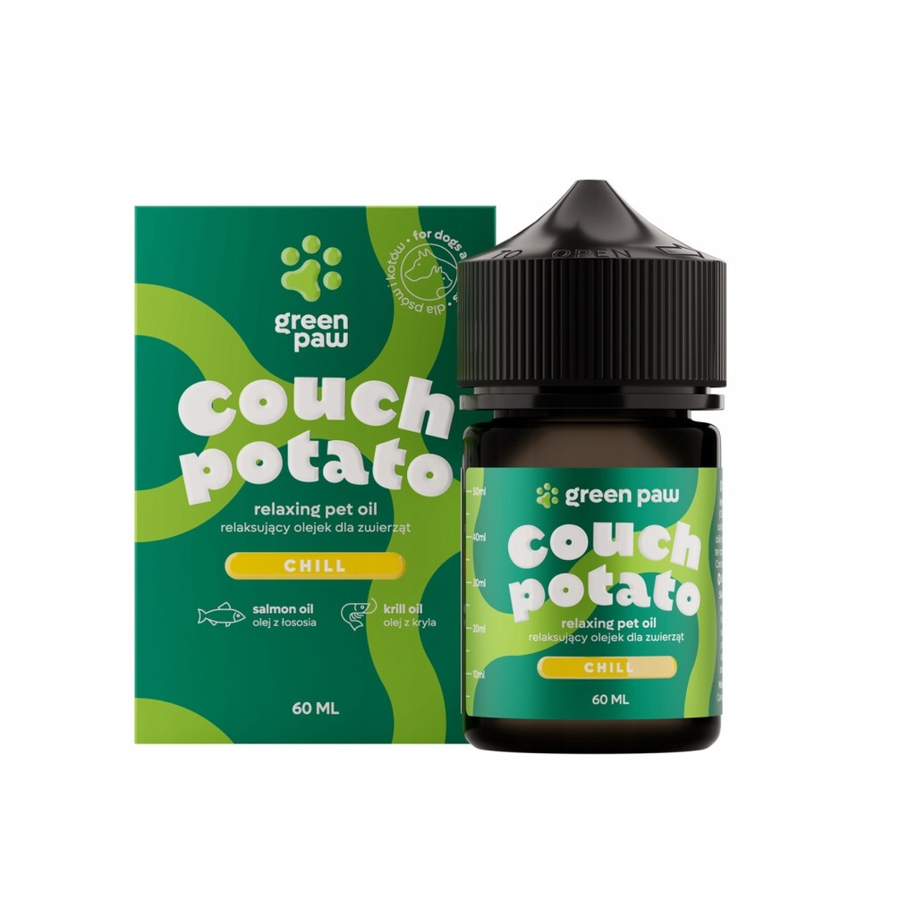 Olejek z CBD Green Paw Couch Potato Chill 60 ml