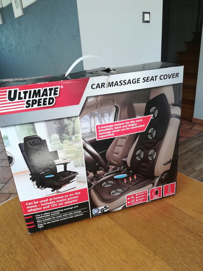 Mata masująca Ultimate Speed Car Massage Cover 8567865996 oficjalne archiwum Allegro