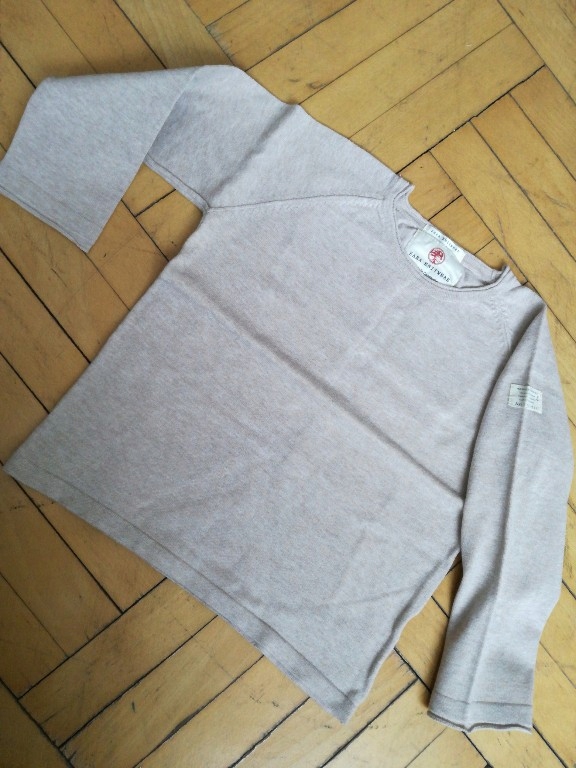 ZARA sweter sweterek beżowy 104
