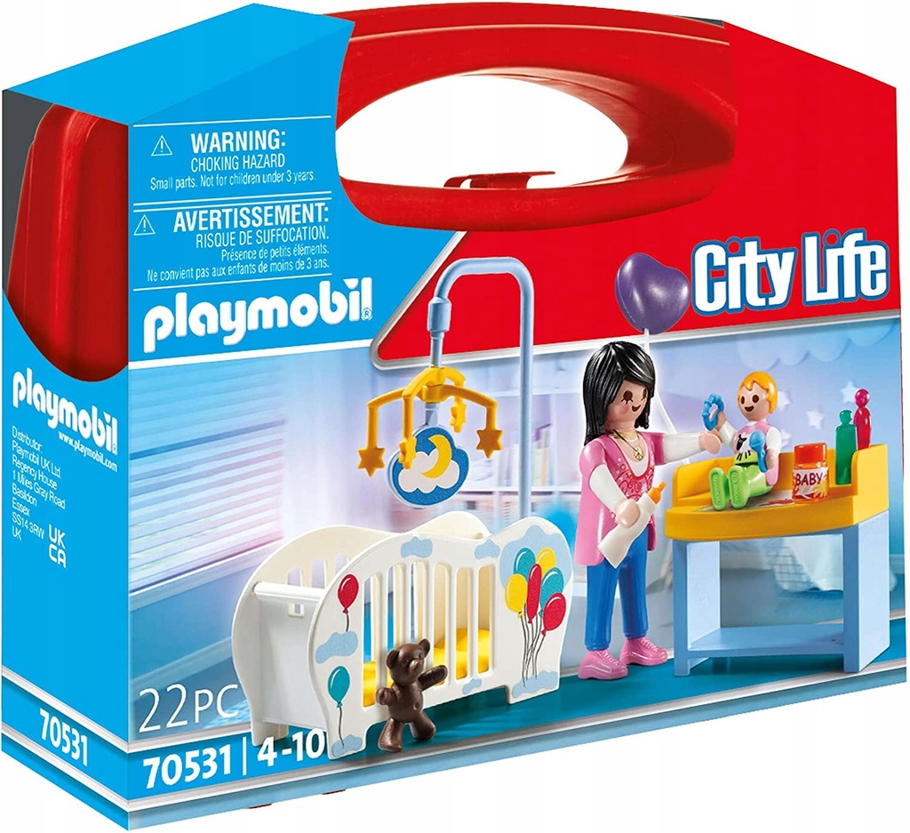 PLAYMOBIL 70531 POKÓJ NIEMOWLAKA walizeczka
