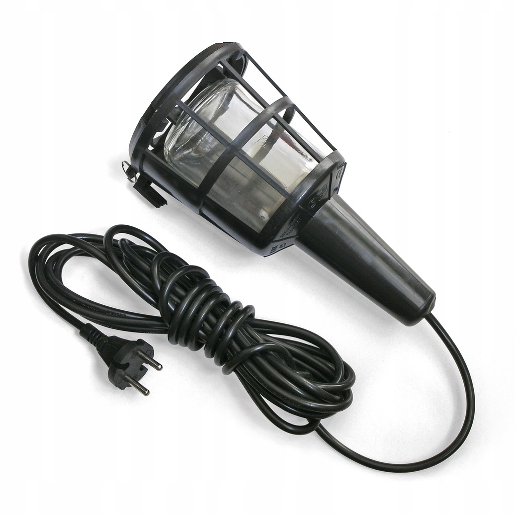 Przenośna gumowa lampa warsztatowa E27 60W 5m GTV
