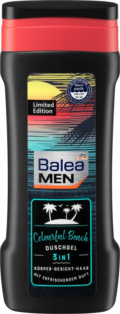 Balea Men Colourful Beach 3 w 1 pod prysznic 300ml