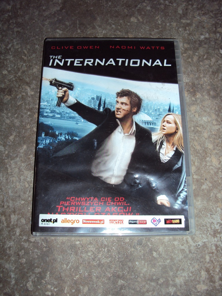 THE INTERNATIONAL DVD