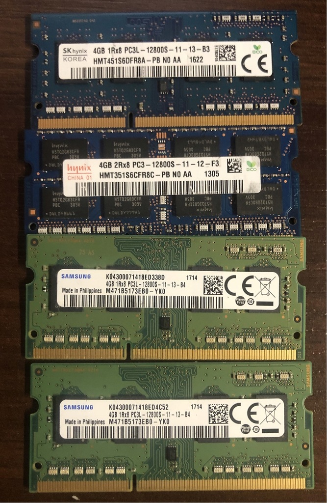 Pamięć DDR3 4GB 1280U HYNIX/SAMSUNG/KINGSTON