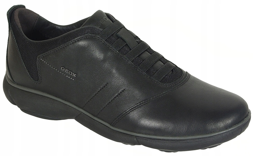 GEOX Nebula B sneakers tumb. leather black 41