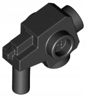 LEGO 44709 Czarny Minifigurka, pistolet, blaster z kołkami po bokach 20szt.