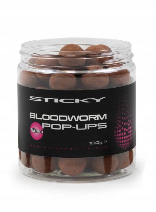 Sticky Baits kulki Bloodworm POP-UPS 16mm/100g