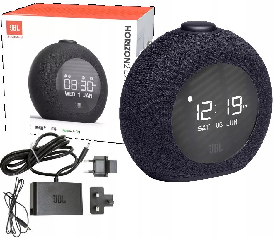Budzik JBL HORIZON 2 czarny RADIO BT LAMPKA NOCNA