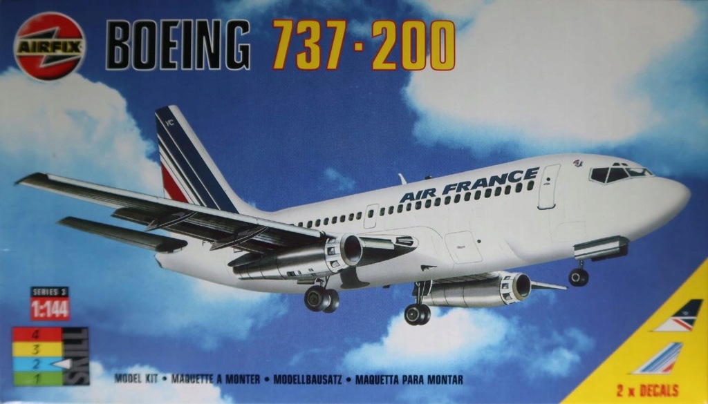 Boeing 737-200 Airfix 03181 skala 1/144