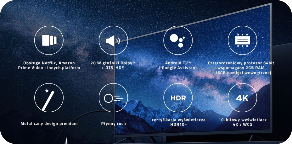 Купить Телевизор XIAOMI MI LED SMART TV 4S 65 дюймов: отзывы, фото, характеристики в интерне-магазине Aredi.ru