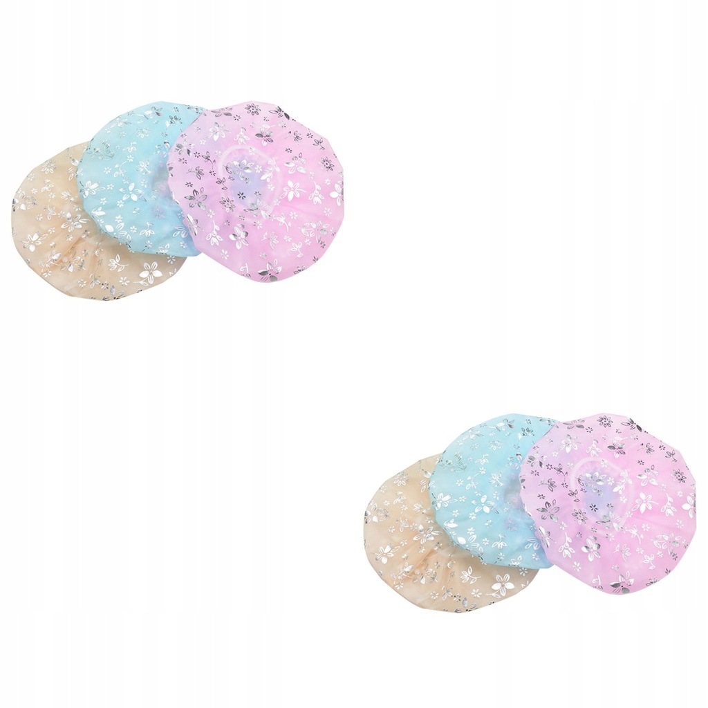 6 PCS LADY SALON HAT SHOWER HAT SHOWER CAPS