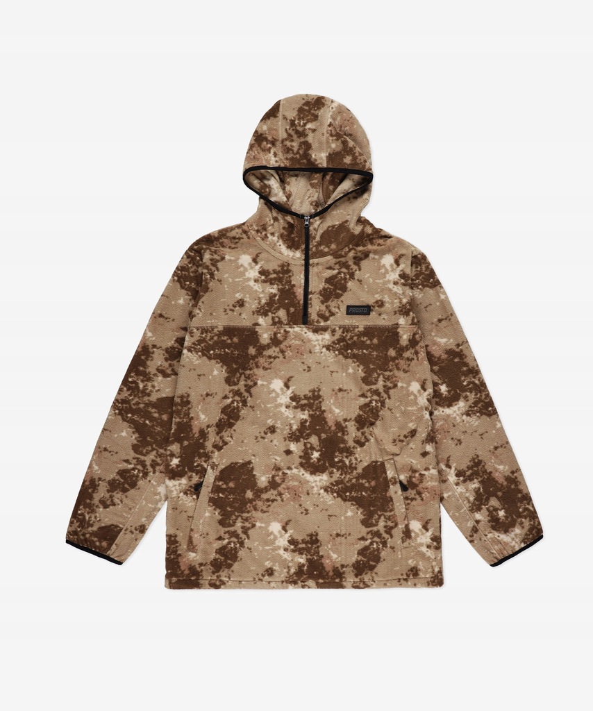 Męska kamuflaż camo bluza z kapturem polar PROSTO Fleece Woodry XXL