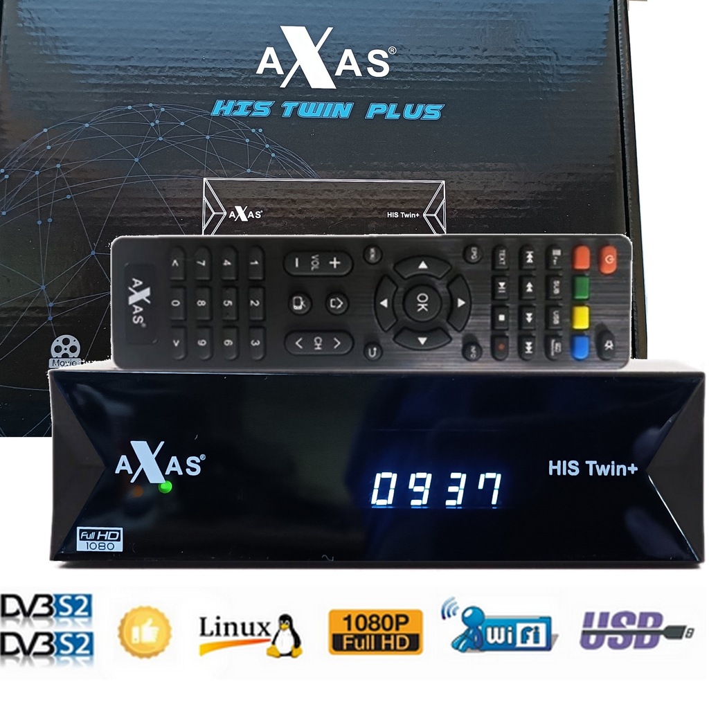 Купить ТЮНЕР AXAS TWIN PLUS ENIGMA 2 OPEN ATV LIKE ZGEMMA: отзывы, фото ...