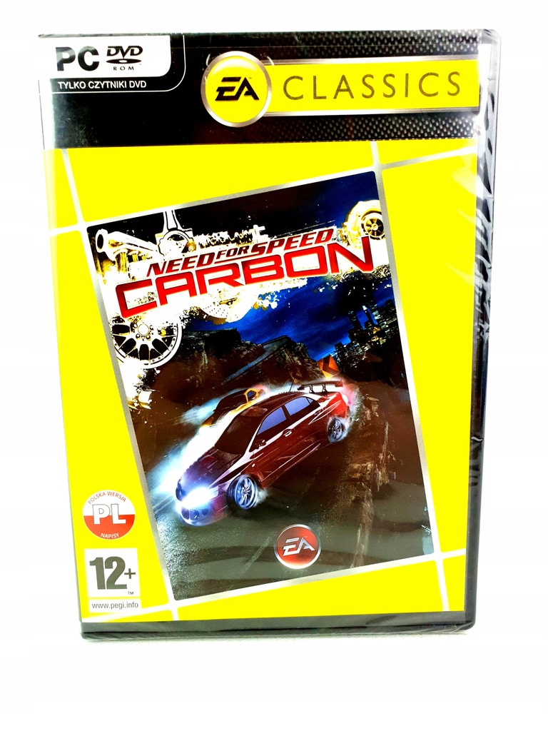 Купить НОВЫЙ! ФОЛЬГА! NEED FOR SPEED CARBON NFS POLSKIE PL: отзывы, фото, характеристики в интерне-магазине Aredi.ru