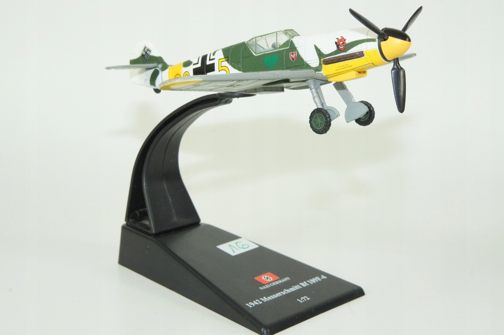 Samoloty Świata METALOWE (16) 1:72 Messerschmitt Bf 109F-4