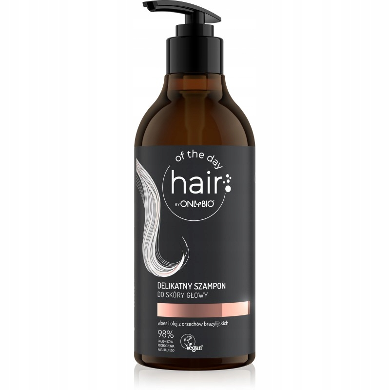 Hair of the day by ONLYBIO Delikatny szampon do skóry głowy 400 ml