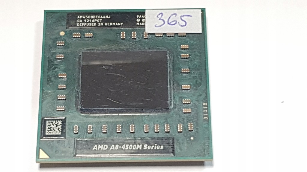 Procesor AMD A8-4500M AM4500DEC44HJ socket FS1 FS1R2 4x1,9GHz 365