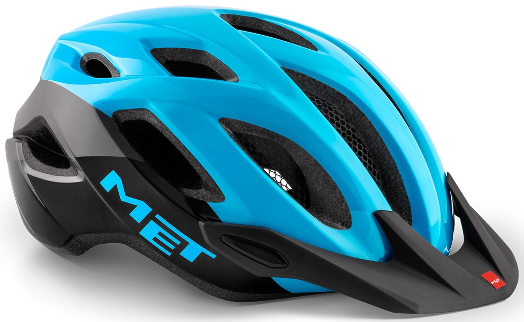 Rowerowy Kask MET CROSSOVER 60-64 MTB - XC LED