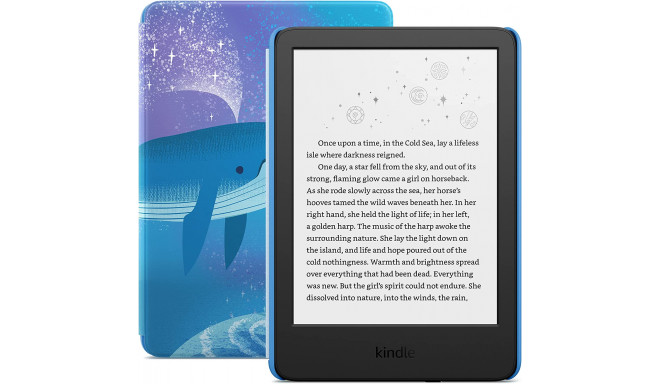 Prezent na Komunię Czytnik e-book Amazon Kindle 11 Kids wieloryb