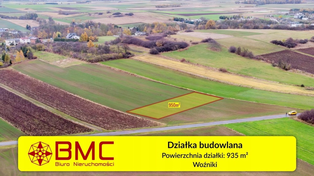 Działka, Woźniki, Woźniki, Lubliniecki, 935 m²