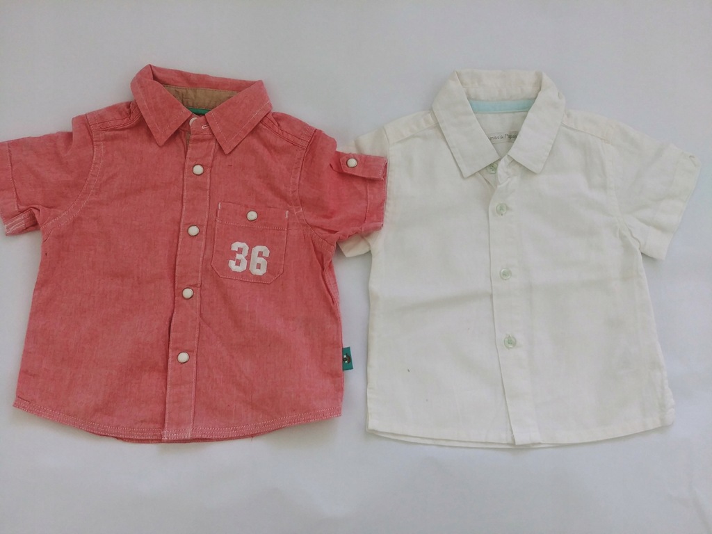 68_koszule len MAMAS&PAPAS, MOTHERCARE