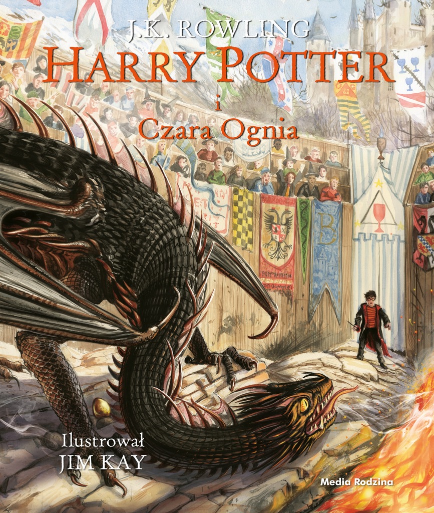 Harry Potter i Czara Ognia ilustrowana J.K. Rowling