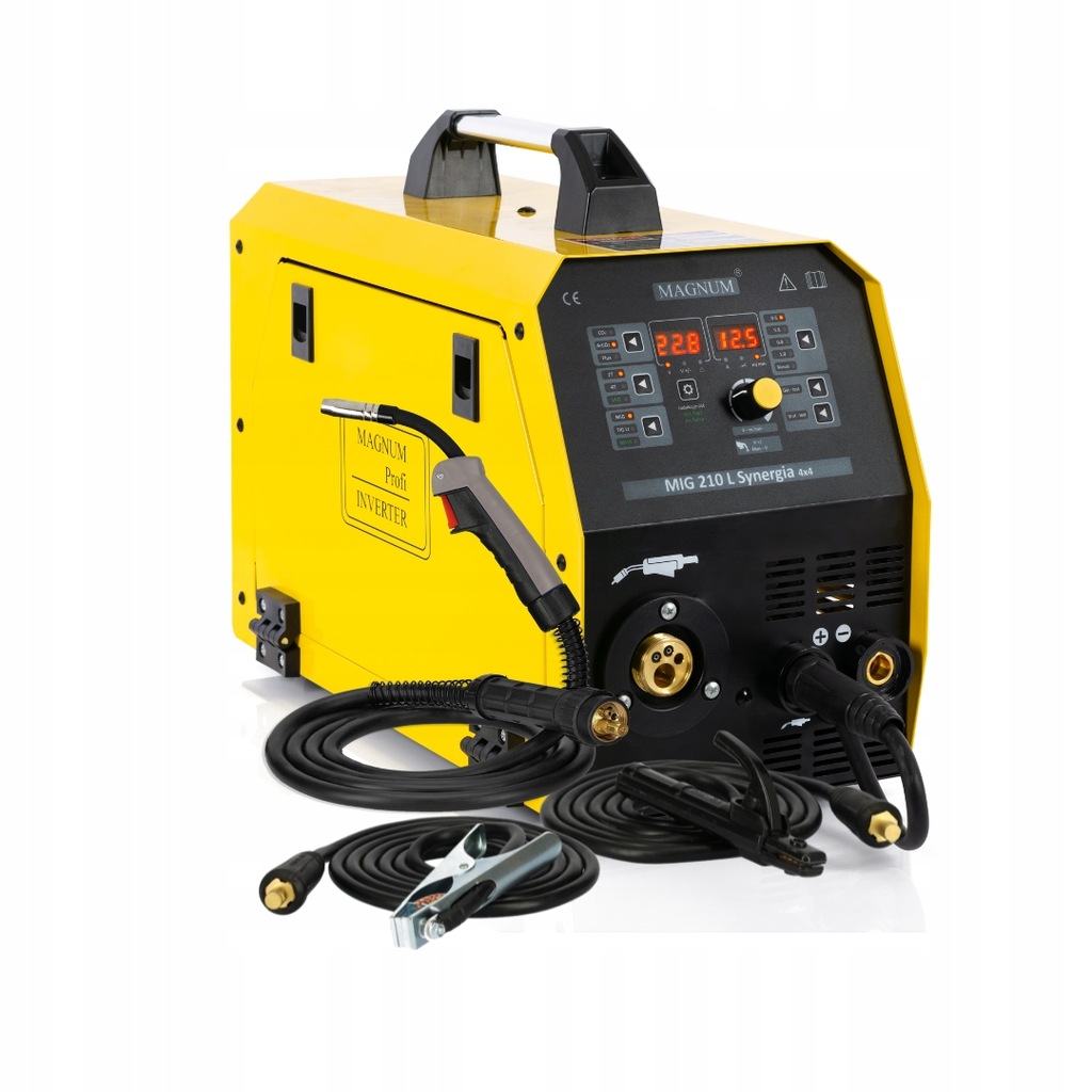 Spawarka Migomat MIG/MAG 4x4 Synergia 230V 200A MMA Magnum MIG 210L TIG ...