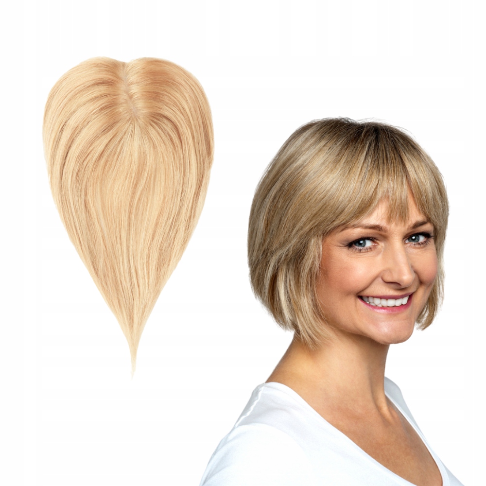 Naturalne włosy TUPET DAMSKI TOPPER blond #20/14