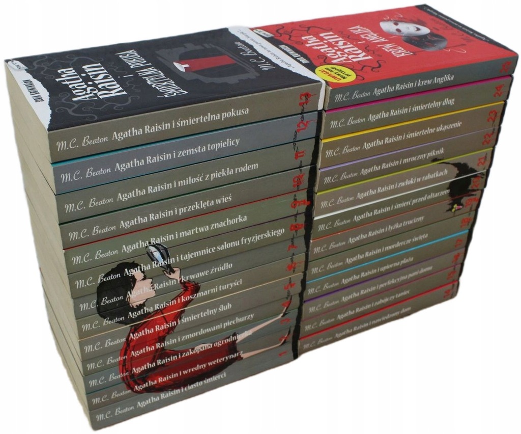 Agatha Raisin Seria kryminałów tom 1-25 - M.C. Beaton