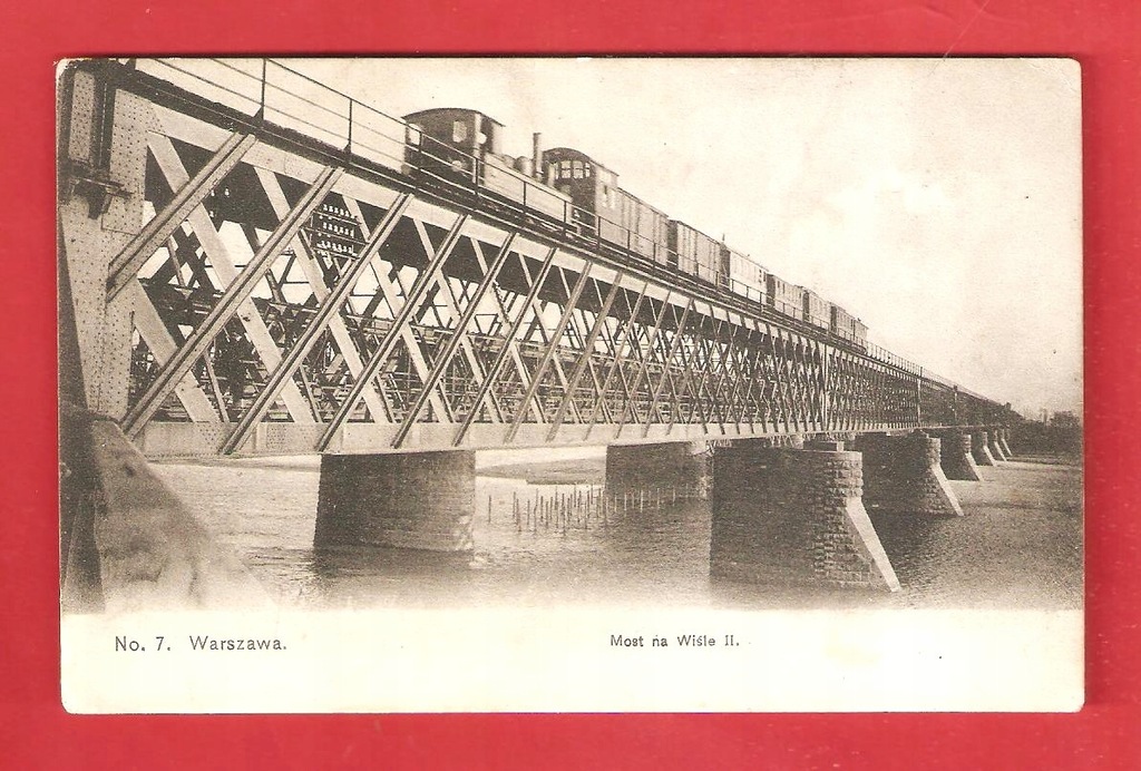 WARSZAWA 1909 Most kolejowy H.P. 7